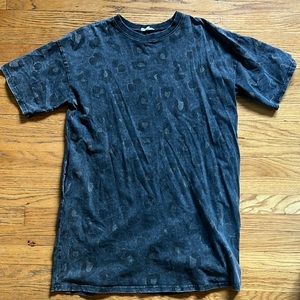Leopard Oversized T-shirt Dress